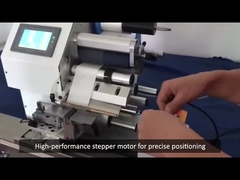 케이블 와이어 OD 4-10mm 자동 데스크톱 케이블 라벨러 라벨 접기 기계