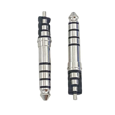 니켈 접착 플러그 헤드폰 플러그 4.4mm 5 폴 33L 남성 오디오 커넥터