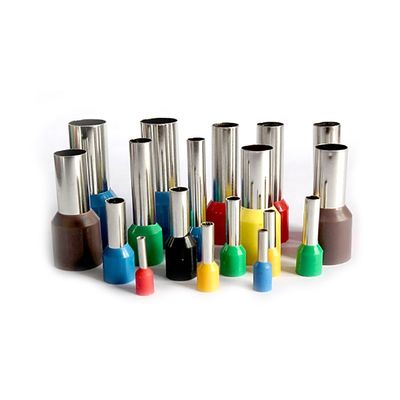 제조사 중국 70mm 절연 슬리브 구리 I 러그 트윈 와이어 타입 압착 코드 엔드 부트레이스 페룰 터미널