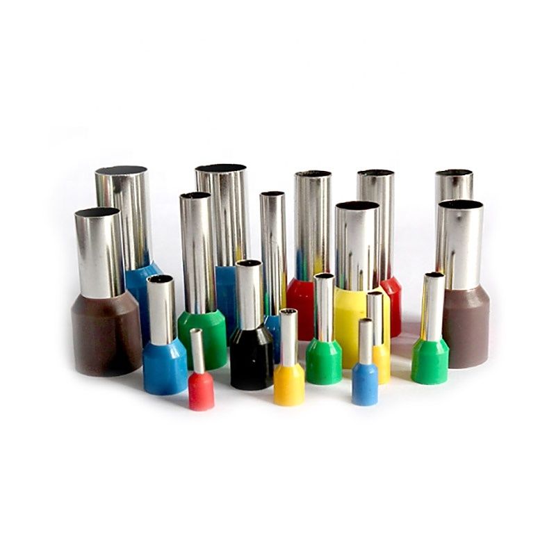 제조사 중국 70mm 절연 슬리브 구리 I 러그 트윈 와이어 타입 압착 코드 엔드 부트레이스 페룰 터미널